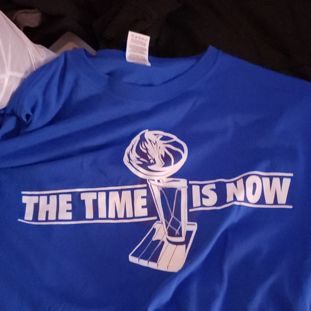 Dallas Mavs championship shirt.